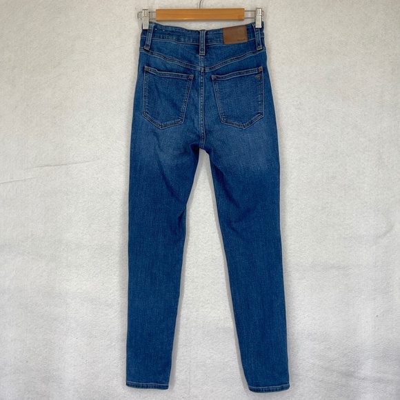 Madewell Womens Curvy Roadtripper Medium Wash Skinny Jeans - Picture 3 of 12